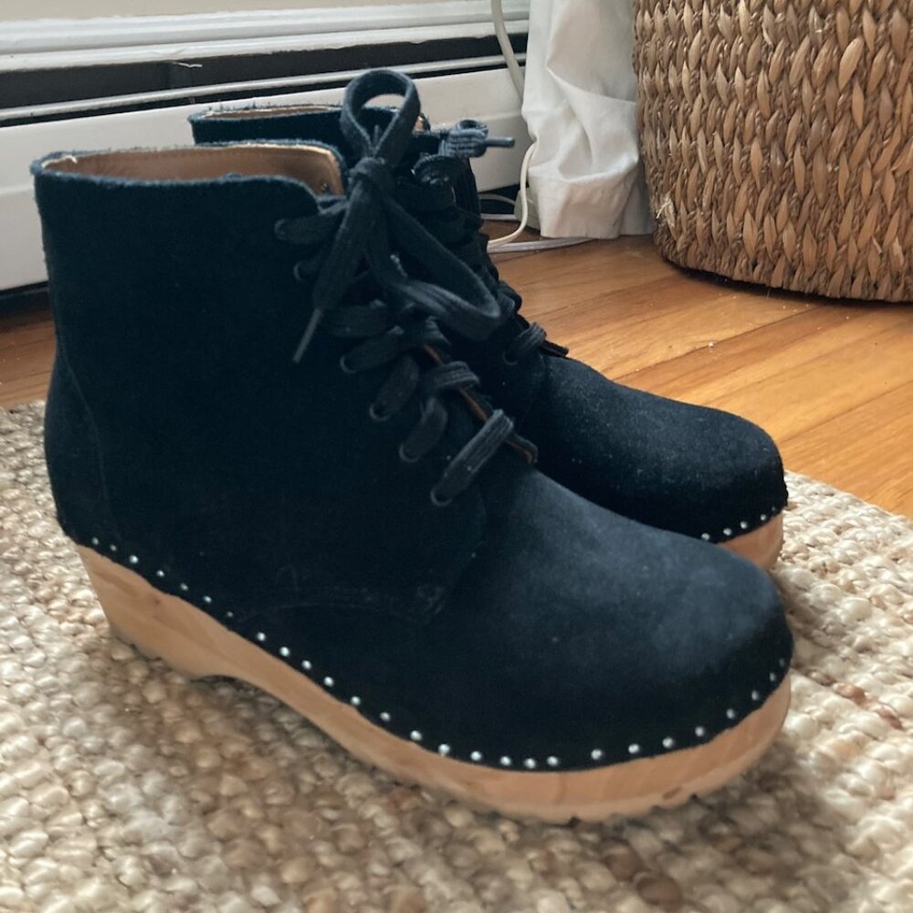 Troentorp Morris Black Suede Boots